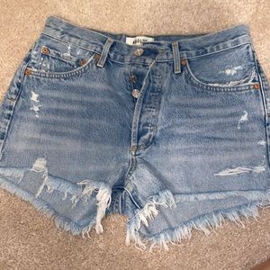 Agolde jean shorts